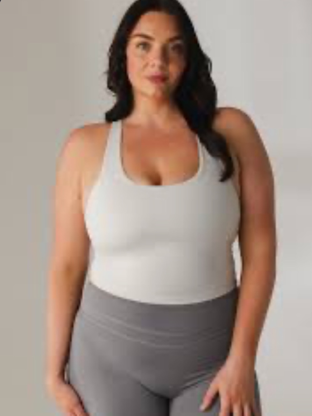Vitality Revive Racer Tank in Ash
